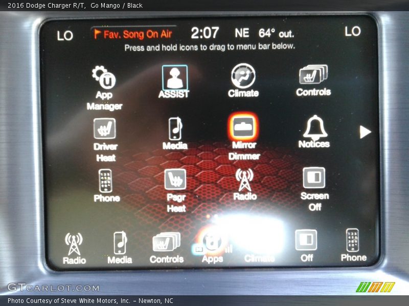 Go Mango / Black 2016 Dodge Charger R/T