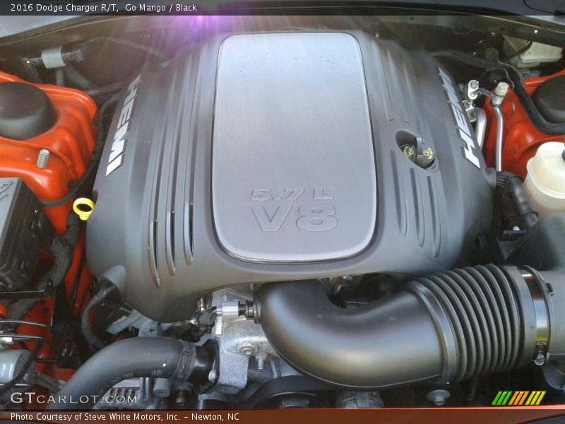 Go Mango / Black 2016 Dodge Charger R/T
