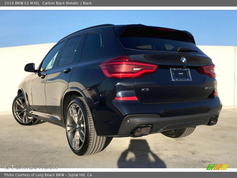 Carbon Black Metallic / Black 2019 BMW X3 M40i