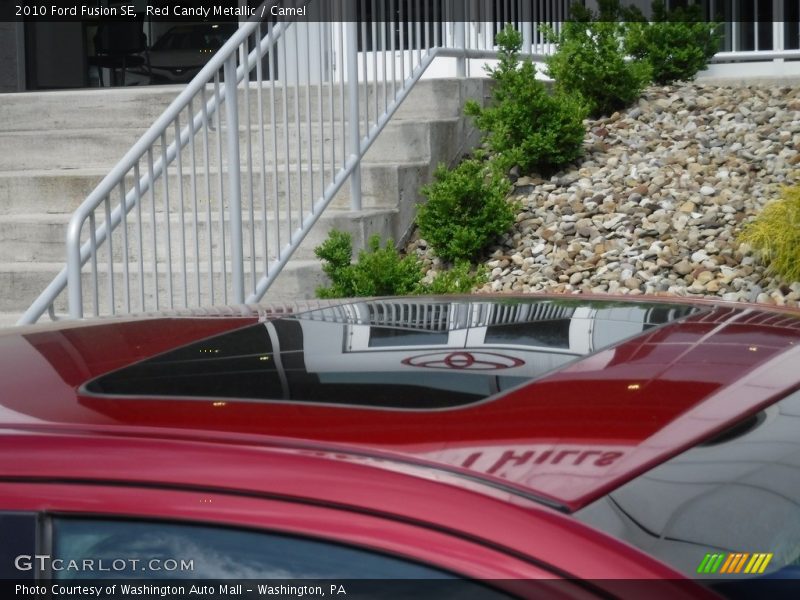 Red Candy Metallic / Camel 2010 Ford Fusion SE