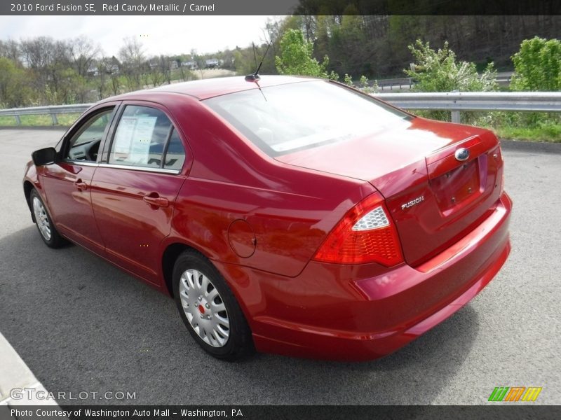 Red Candy Metallic / Camel 2010 Ford Fusion SE