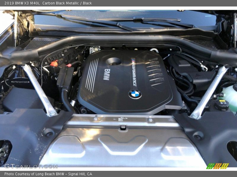 Carbon Black Metallic / Black 2019 BMW X3 M40i