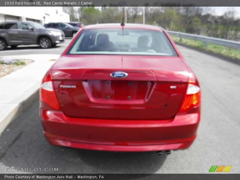 Red Candy Metallic / Camel 2010 Ford Fusion SE