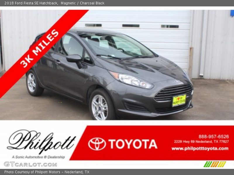Magnetic / Charcoal Black 2018 Ford Fiesta SE Hatchback
