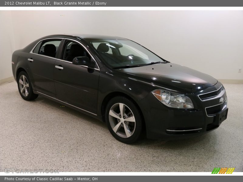 Black Granite Metallic / Ebony 2012 Chevrolet Malibu LT