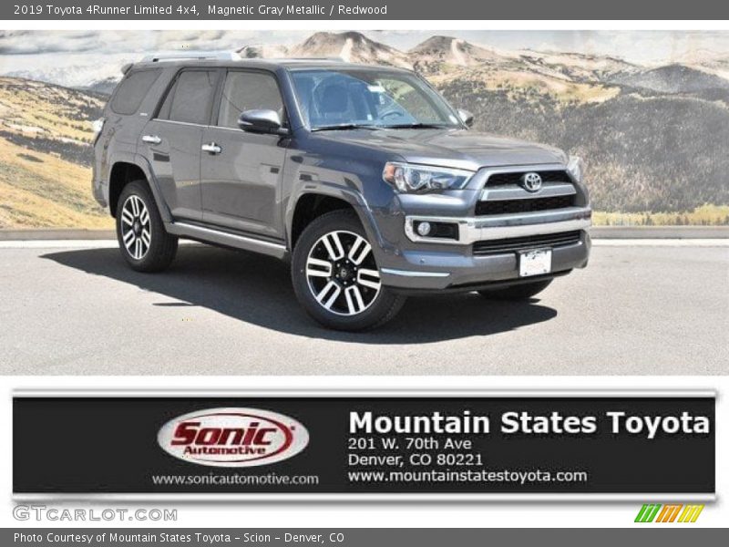Magnetic Gray Metallic / Redwood 2019 Toyota 4Runner Limited 4x4