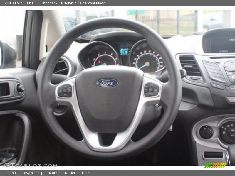 Magnetic / Charcoal Black 2018 Ford Fiesta SE Hatchback
