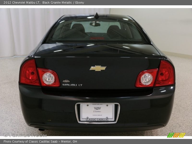 Black Granite Metallic / Ebony 2012 Chevrolet Malibu LT