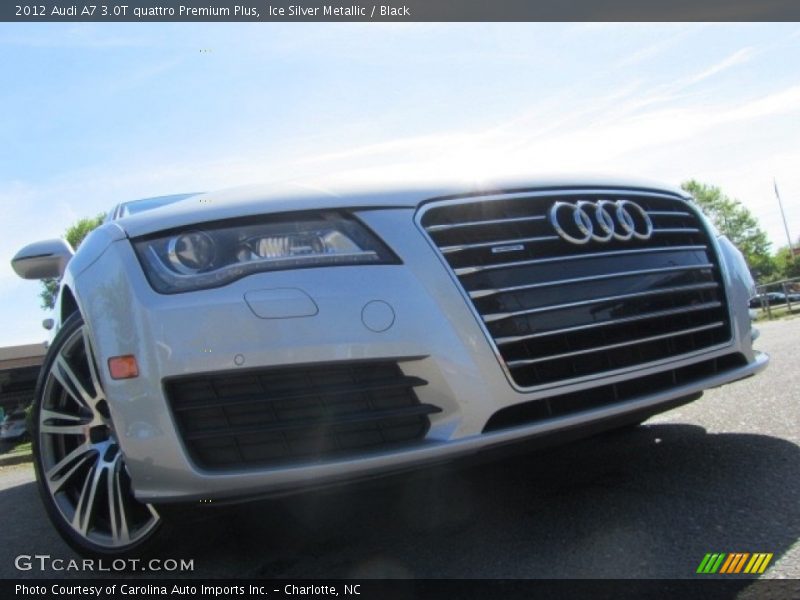Ice Silver Metallic / Black 2012 Audi A7 3.0T quattro Premium Plus