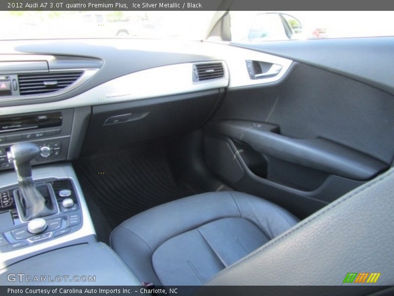 Ice Silver Metallic / Black 2012 Audi A7 3.0T quattro Premium Plus