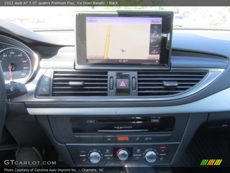 Ice Silver Metallic / Black 2012 Audi A7 3.0T quattro Premium Plus
