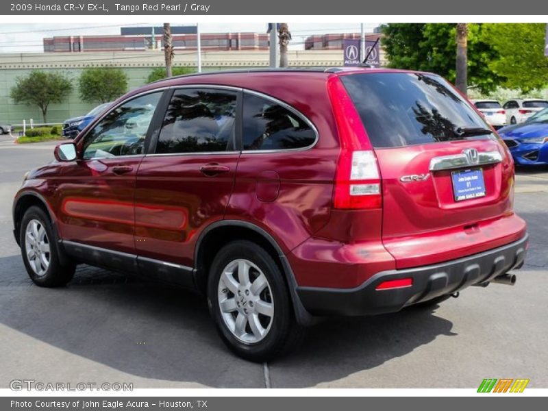 Tango Red Pearl / Gray 2009 Honda CR-V EX-L