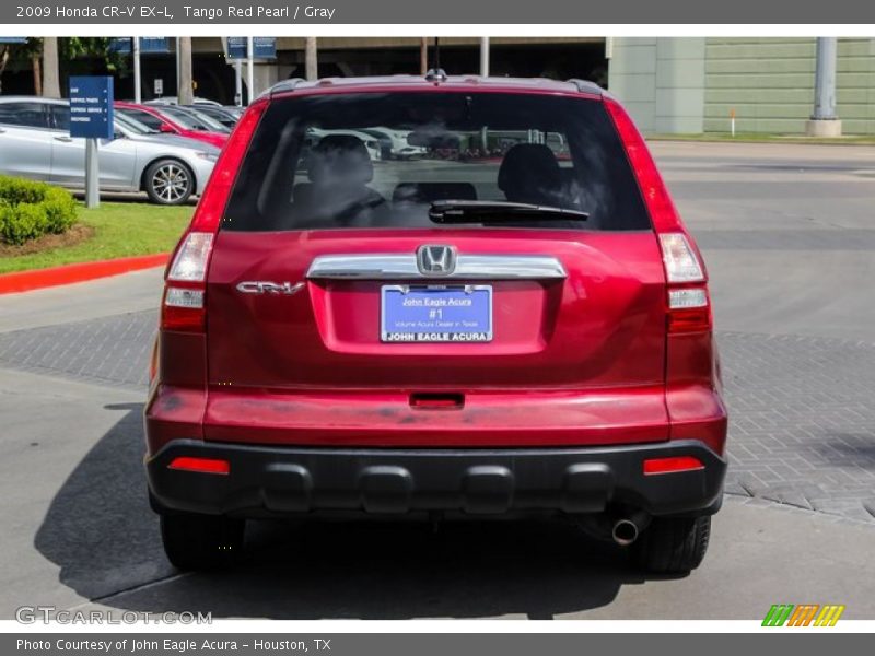 Tango Red Pearl / Gray 2009 Honda CR-V EX-L