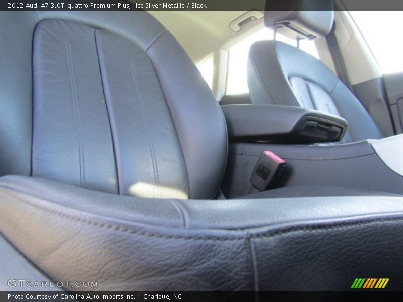 Ice Silver Metallic / Black 2012 Audi A7 3.0T quattro Premium Plus