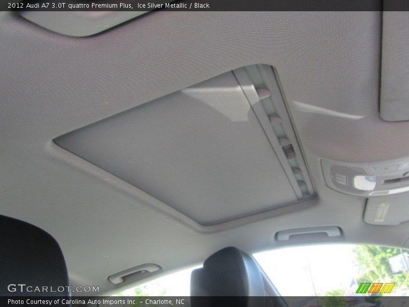 Ice Silver Metallic / Black 2012 Audi A7 3.0T quattro Premium Plus