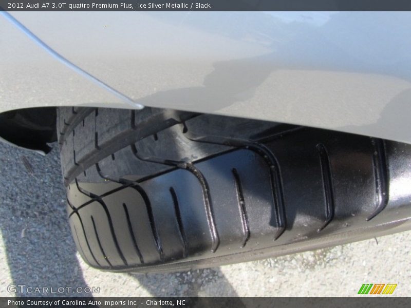 Ice Silver Metallic / Black 2012 Audi A7 3.0T quattro Premium Plus