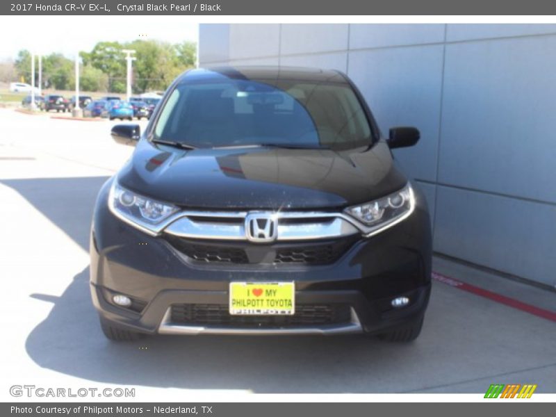 Crystal Black Pearl / Black 2017 Honda CR-V EX-L