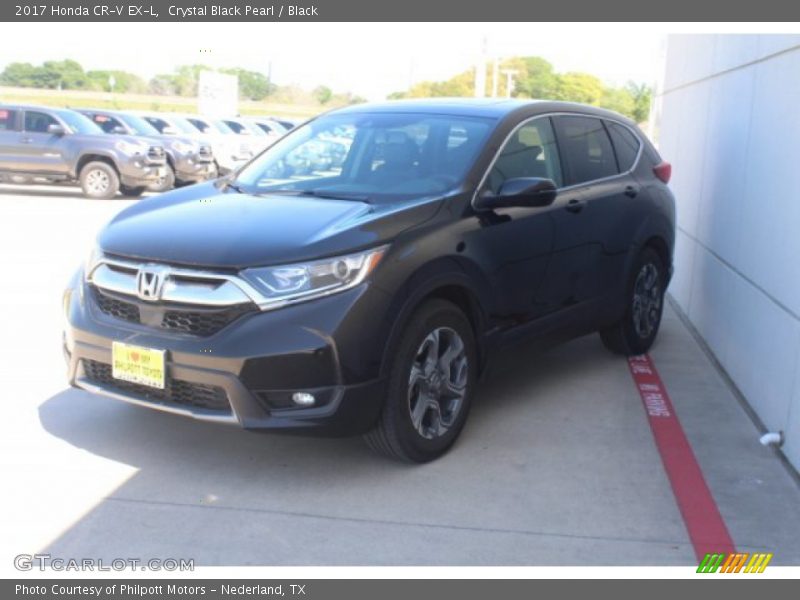 Crystal Black Pearl / Black 2017 Honda CR-V EX-L