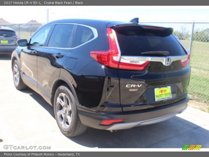 Crystal Black Pearl / Black 2017 Honda CR-V EX-L