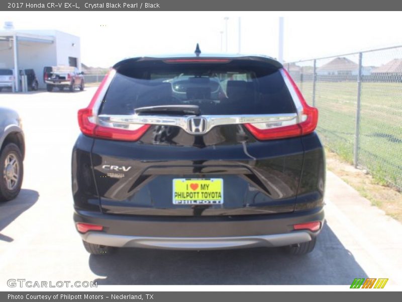 Crystal Black Pearl / Black 2017 Honda CR-V EX-L