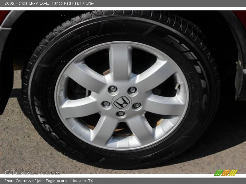 Tango Red Pearl / Gray 2009 Honda CR-V EX-L