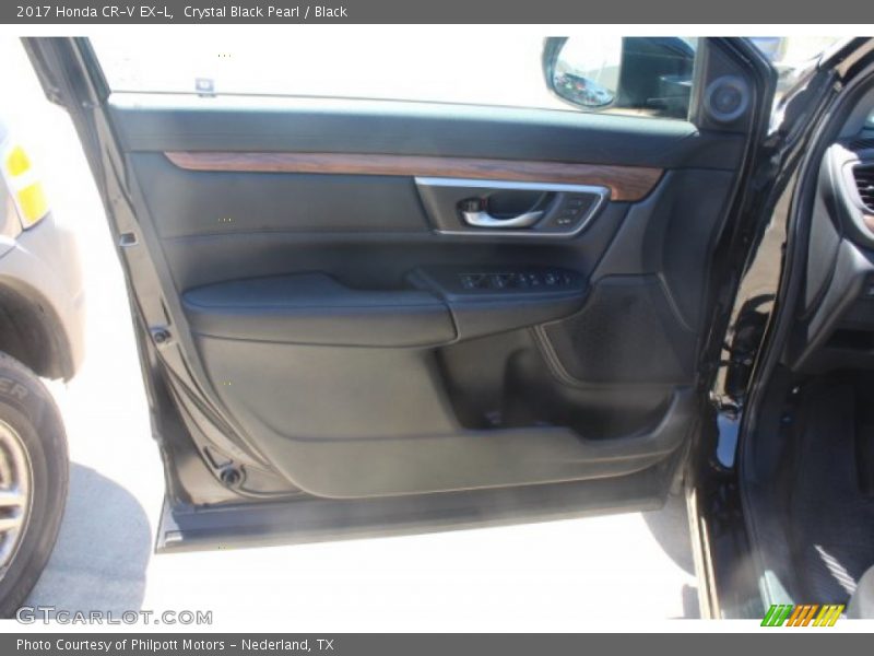 Crystal Black Pearl / Black 2017 Honda CR-V EX-L
