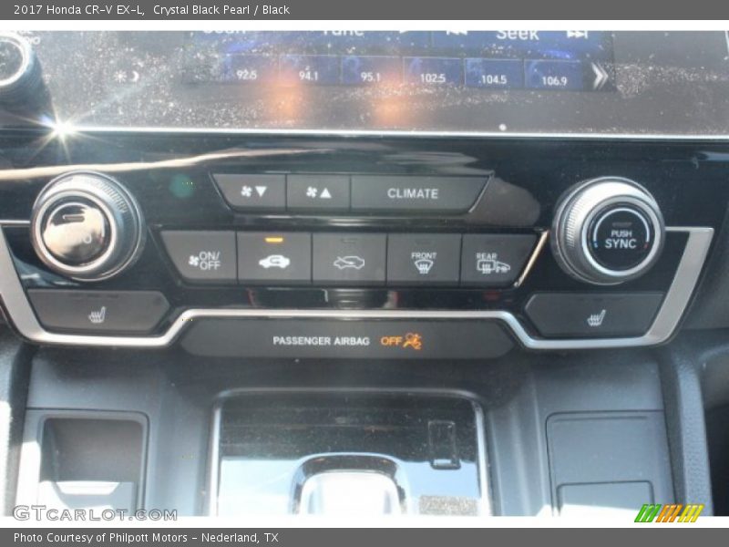 Crystal Black Pearl / Black 2017 Honda CR-V EX-L