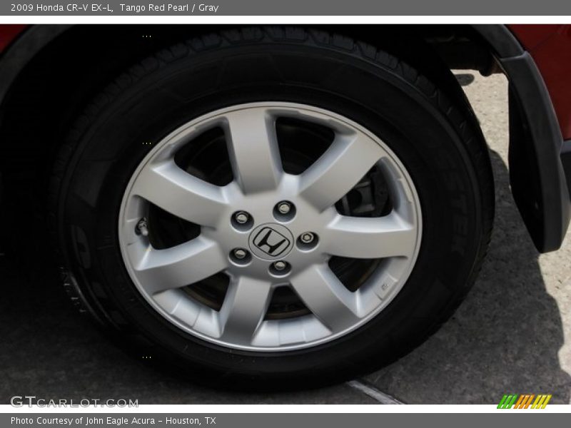 Tango Red Pearl / Gray 2009 Honda CR-V EX-L