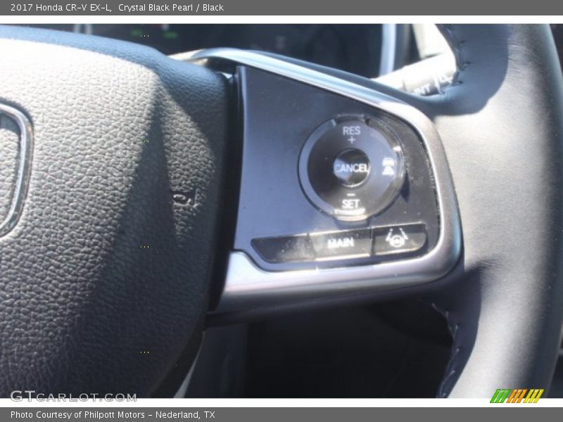 Crystal Black Pearl / Black 2017 Honda CR-V EX-L