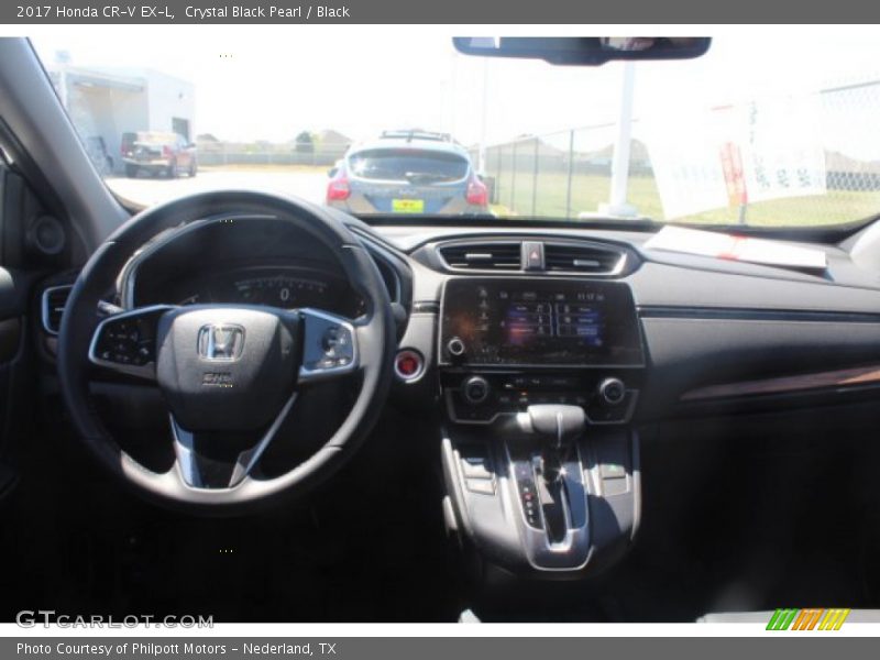 Crystal Black Pearl / Black 2017 Honda CR-V EX-L