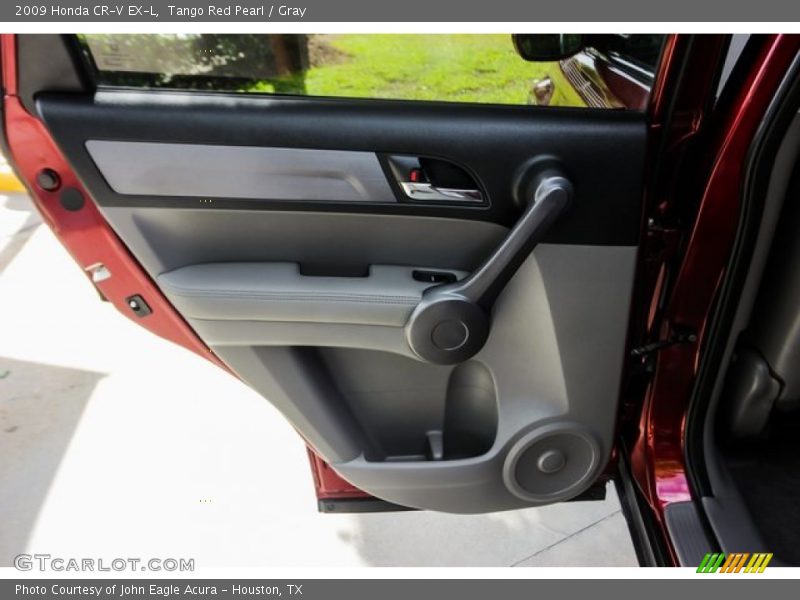 Tango Red Pearl / Gray 2009 Honda CR-V EX-L
