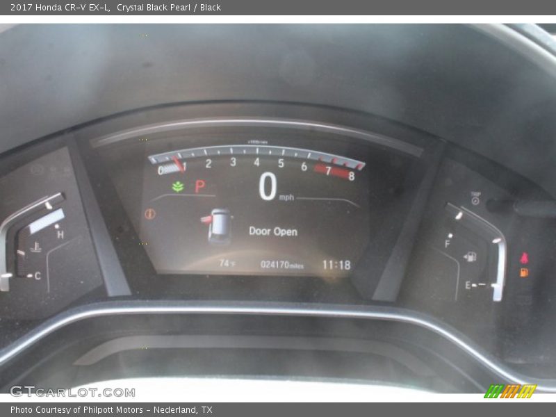 Crystal Black Pearl / Black 2017 Honda CR-V EX-L