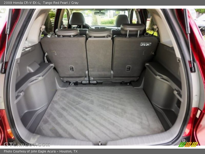 Tango Red Pearl / Gray 2009 Honda CR-V EX-L