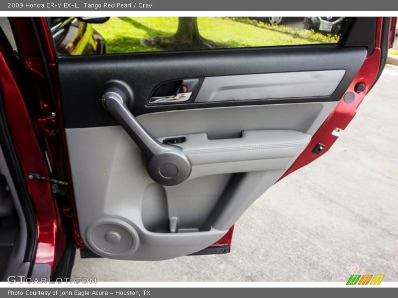 Tango Red Pearl / Gray 2009 Honda CR-V EX-L