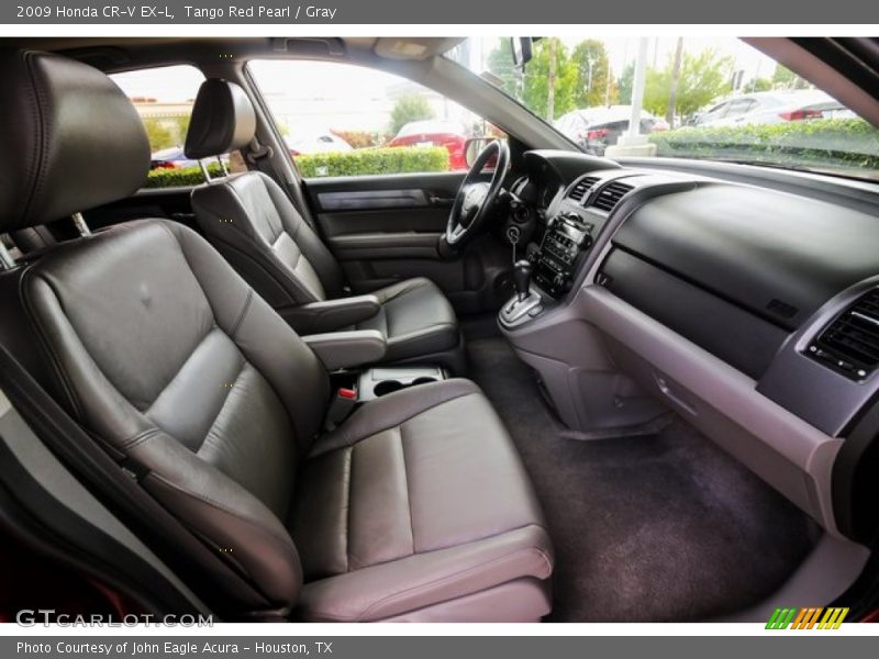 Tango Red Pearl / Gray 2009 Honda CR-V EX-L