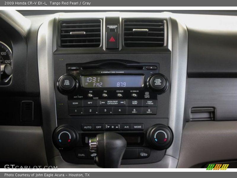 Tango Red Pearl / Gray 2009 Honda CR-V EX-L