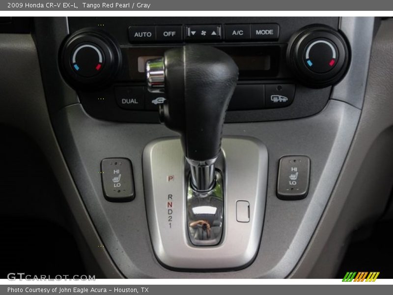 Tango Red Pearl / Gray 2009 Honda CR-V EX-L