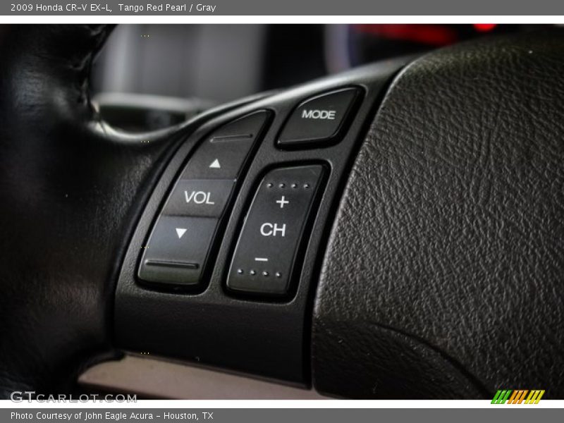 Tango Red Pearl / Gray 2009 Honda CR-V EX-L