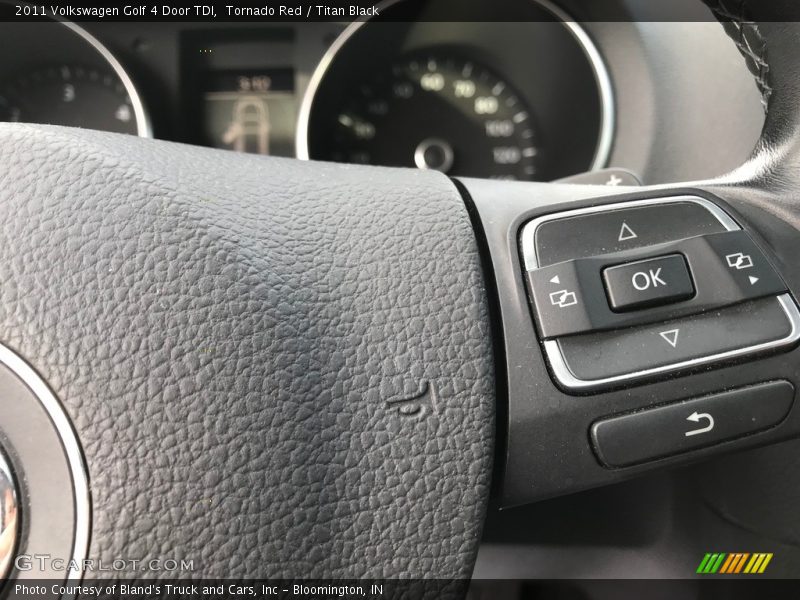 Tornado Red / Titan Black 2011 Volkswagen Golf 4 Door TDI