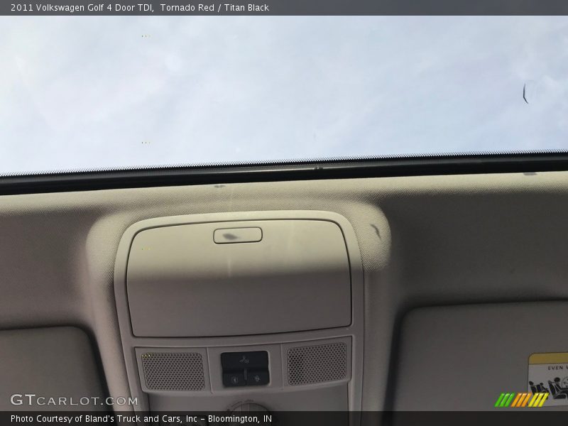 Tornado Red / Titan Black 2011 Volkswagen Golf 4 Door TDI
