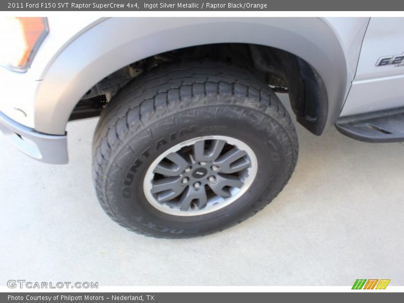 Ingot Silver Metallic / Raptor Black/Orange 2011 Ford F150 SVT Raptor SuperCrew 4x4