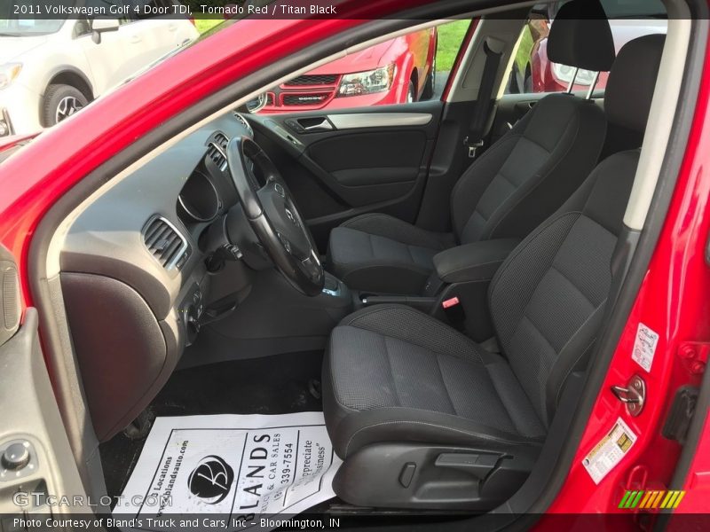 Tornado Red / Titan Black 2011 Volkswagen Golf 4 Door TDI