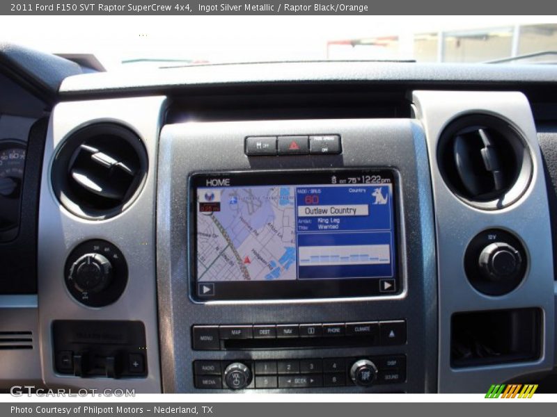 Ingot Silver Metallic / Raptor Black/Orange 2011 Ford F150 SVT Raptor SuperCrew 4x4
