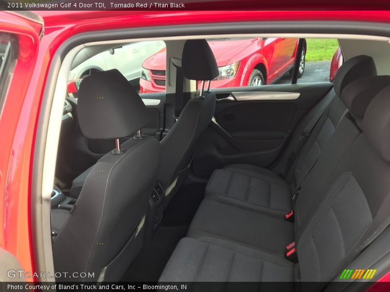 Tornado Red / Titan Black 2011 Volkswagen Golf 4 Door TDI