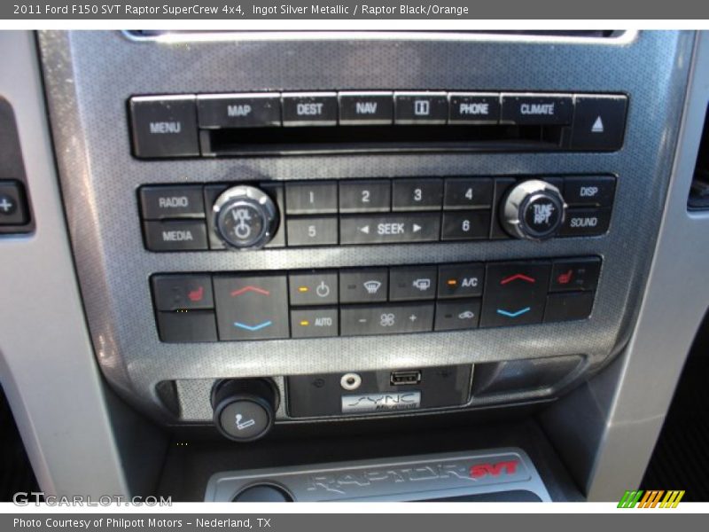 Ingot Silver Metallic / Raptor Black/Orange 2011 Ford F150 SVT Raptor SuperCrew 4x4