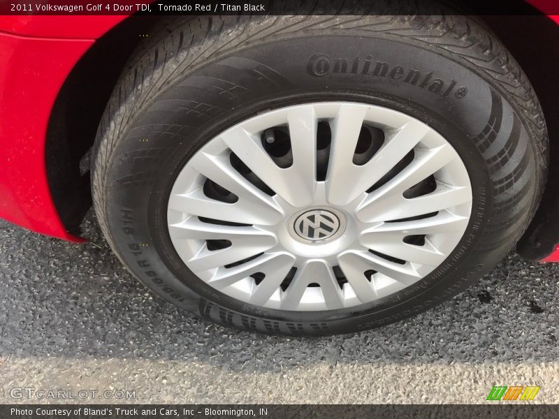 Tornado Red / Titan Black 2011 Volkswagen Golf 4 Door TDI