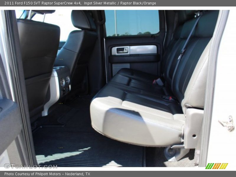 Ingot Silver Metallic / Raptor Black/Orange 2011 Ford F150 SVT Raptor SuperCrew 4x4