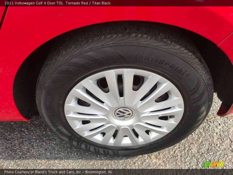 Tornado Red / Titan Black 2011 Volkswagen Golf 4 Door TDI