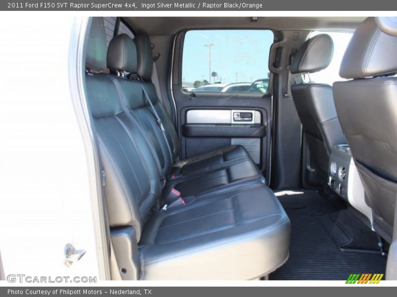 Ingot Silver Metallic / Raptor Black/Orange 2011 Ford F150 SVT Raptor SuperCrew 4x4