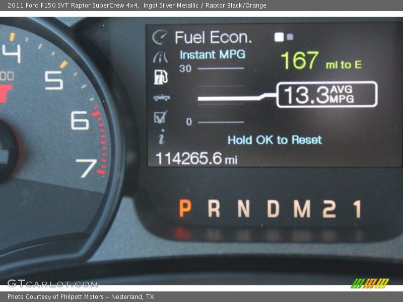 Ingot Silver Metallic / Raptor Black/Orange 2011 Ford F150 SVT Raptor SuperCrew 4x4